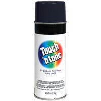 TOUCH 'N TONE 55275830 General-Purpose Spray Paint, Flat, Black, 10 oz Aerosol Can