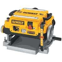 DeWALT DW735 Thickness Planer with Three Cutter, 120 V, 2 hp, 13 ft L Cord, Aluminum