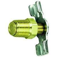 Tru-Flate 21-557GS Drain Cock, 1/4 in NPT, 150 psi, Brass