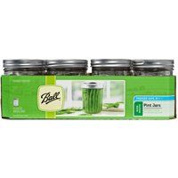 Ball 1440066000 Wide Mouth Mason Jar, 16 oz Capacity, Glass