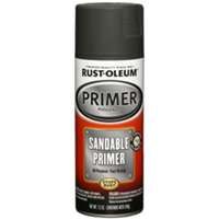 RUST-OLEUM AUTOMOTIVE 249418 Sandable Primer Spray, Black, 12 oz Aerosol Can