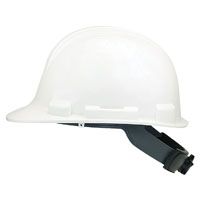MSA SWX00346 Hard Hat, 4-Point Textile Suspension, HDPE Shell, White