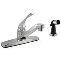 Boston Harbor Non-Metallic Kitchen Faucet, 1.8 Gpm At 60 Psi, 1 Handle, 9.45 In L X 12.8 In W, Chrome