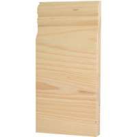 Waddell BTBC35 Trim Block, 8 in L, 3-3/4 in W, Pine Wood