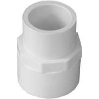 GENOVA 300 Series 30175 Pipe Reducing Coupler, 3/4 x 1/2 in Slip Joint, White