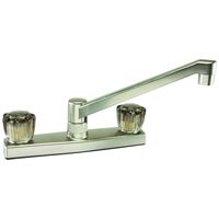 Boston Harbor Non-Metallic Kitchen Faucet, 1.8 Gpm At 60 Psi, 8 In Center Distance, 2 Handle, 5.12 In L