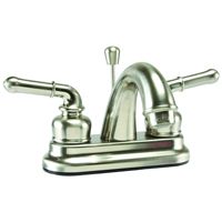 Boston Harbor Non-Metallic Lavatory Faucet, 1.2 Gpm At 60 Psi, 4 In Center Distance, 2 Handle, 6.5 In L