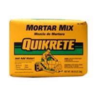 Quikrete 1102-60 Mortar Mix, Solid, Gray, 60 lb Bag