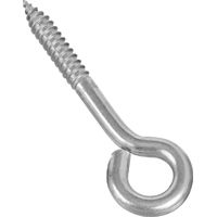 National Hardware N220-798 Lag Screw Eye, 5/16 in Thread, 1.62 in L Thread, 5/8 in ID Dia Eye, Stainless Steel