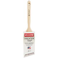 WOOSTER 5221-2-1/2 Paint Brush, 2-15/16 in L Bristle, Sash Handle, Stainless Steel Ferrule