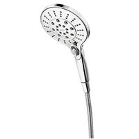 Moen Engage 26112 Spray Head Hand Shower, 6-Spray Function, 59 in L Hose, Metal, Chrome