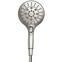 Moen Engage 26112SRN Spray Head Hand Shower, 6-Spray Function, 59 in L Hose, Metal, Brushed Nickel