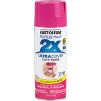 RUST-OLEUM PAINTER'S Touch 249123 General-Purpose Gloss Spray Paint, Gloss, Berry Pink, 12 oz Aerosol Can