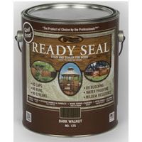 Ready Seal 125 Stain and Sealer, Dark Walnut, 1 gal Can