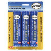 Sta-Lube SL3184 Marine Grease, Mild Petroleum, 3 oz Cartridge