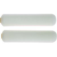 Linzer MR200-2-6 Paint Roller Cover, 1/4 in Thick Nap, Foam Cover, White