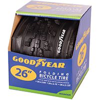 Kent 91059 Folding Mountain Bike Tire, Black, For 26 x 2 to 2.10 to 2-1/8 in Rim