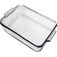 Oneida Oven Basics 819354OB11 Cake Pan, Square, Glass