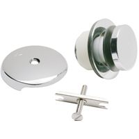 Plumb Pak PP826-66PC Trim Kit, Polished Chrome, For 1-3/8 in, 1-1/2 in Bath Drains