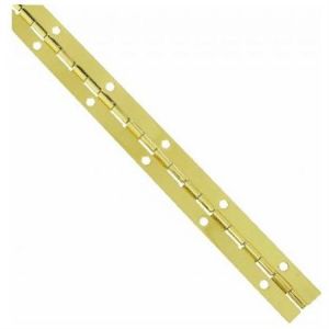 National Hardware V570 Series N265-355 Continuous Hinge, Steel, Brass