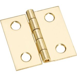 National Hardware N211-334 Decorative Broad Hinge, 2 lb Weight Capacity, Brass