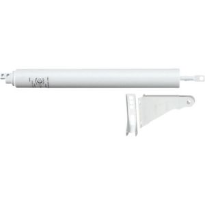 National Hardware V1333 Series N213-207 Door Closer, 90 deg Opening, Steel, White