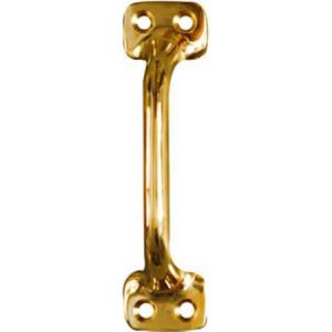 National Hardware N216-085 Traditional Sash Lift, 4 in L Handle, Brass