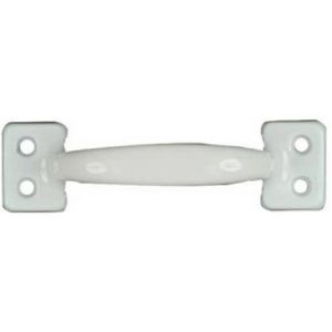 National Hardware N248-484 Bar Sash Lift, 4 in L Handle, Steel, White