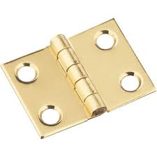 National Hardware N211-326 Decorative Broad Hinge, 2 lb Weight Capacity, Brass