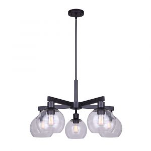 Landry 5-light chandelier, MBK Color