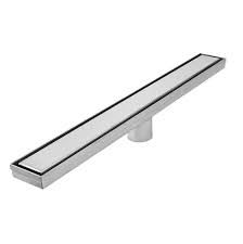 4IN SQ Drain Veil Satin Nickel