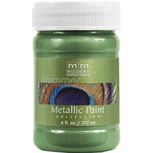 6oz Mystical Green Metallic Paint