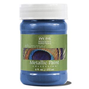 6oz Sapphire Metallic Paint