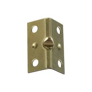 National Hardware V113 Series N226-258 Corner Brace, 0.04 in, Steel, Brass