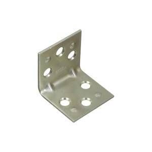 National Hardware V121 Series N285-544 Corner Brace, 0.07 in, Steel, Zinc