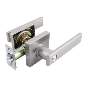 Exterior Leverset Lugo Satin Nickel