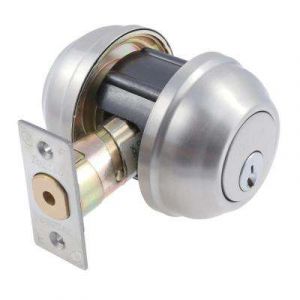 Double Cylinder Deadbolt Malaga Satin Nickel